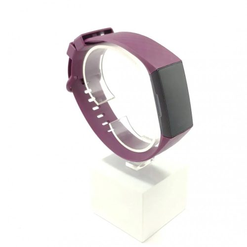 Fitbit Charge 3/4 szíjak - egyszínű, lila, lila, S, szilikon