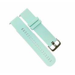   22 mm cserélhető szilikon szíj okosórához - 22 mm, L, recés, szilikon, zöld, zöld