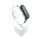 Xiaomi Mi band 3 / 4 szíjak - csíkos, fehér, nonfiguratív, szilikon