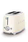 Smeg TSF01CREU kenyérpirító (2 szeletes, 6 fokozat, melegítő, kiolvasztó, bagel funkció, morzsatálca, 950W, krém)