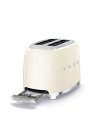 Smeg TSF01CREU kenyérpirító (2 szeletes, 6 fokozat, melegítő, kiolvasztó, bagel funkció, morzsatálca, 950W, krém)