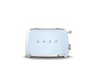 Smeg TSF01PBEU kenyérpirító (2 szeletes, 6 fokozat, melegítő, kiolvasztó, bagel funkció, morzsatálca, 950W, pasztellkék)