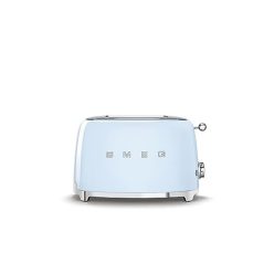   Smeg TSF01PBEU kenyérpirító (2 szeletes, 6 fokozat, melegítő, kiolvasztó, bagel funkció, morzsatálca, 950W, pasztellkék)