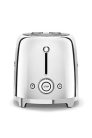 Smeg TSF01SSEU kenyérpirító (2 szeletes, 6 fokozat, melegítő, kiolvasztó, bagel funkció, morzsatálca, 950W, króm)