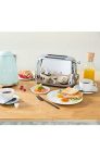 Smeg TSF01SSEU kenyérpirító (2 szeletes, 6 fokozat, melegítő, kiolvasztó, bagel funkció, morzsatálca, 950W, króm)