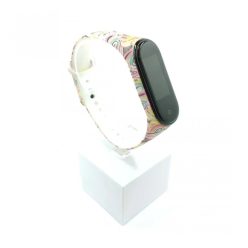   Xiaomi Mi band 3 / 4 szíjak - absztrakt, nonfiguratív, szilikon, tarka