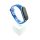 Xiaomi Mi band 3 / 4 szíjak - kék, szilikon, tengerkék-fehér, többszínű