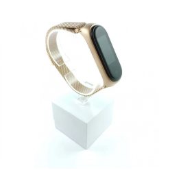   Xiaomi Mi band 3 / 4 szíjak - egyszínű, fém, rózsaarany, rózsaarany