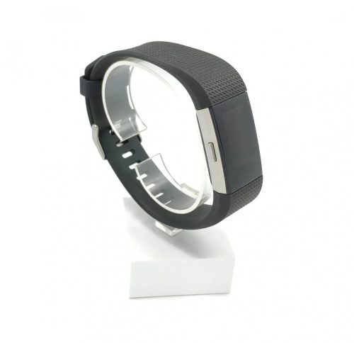 Fitbit Charge 2 szíjak - egyszínű, fekete, fekete, S, szilikon