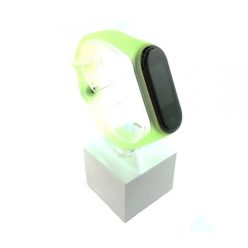   Xiaomi Mi band 3 / 4 szíjak - átlátszó, szilikon, zöld, zöld
