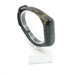   Xiaomi Mi band 3 / 4 szíjak - fekete, fekete-arany, szilikon, virágos