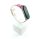 Xiaomi Mi band 3 / 4 szíjak - rózsaszín, szilikon, szivecskés, virágos
