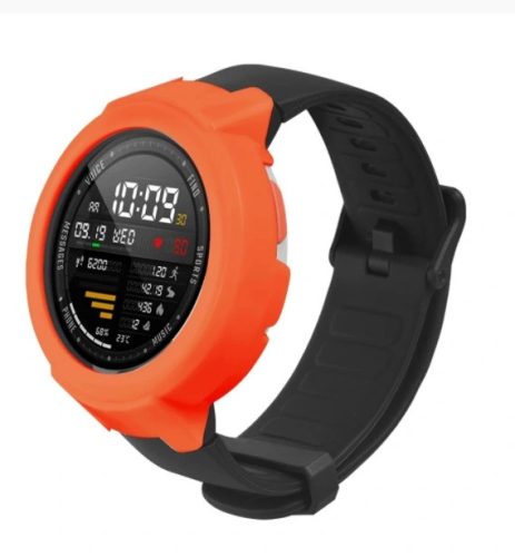 Amazfit Verge okosóra keretek - egyszínű, narancssárga, narancssárga, szilikon