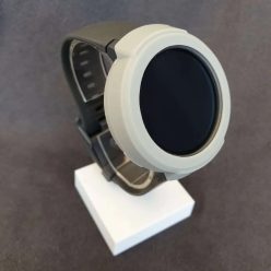   Amazfit Verge okosóra keretek - egyszínű, szilikon, szürke, szürke