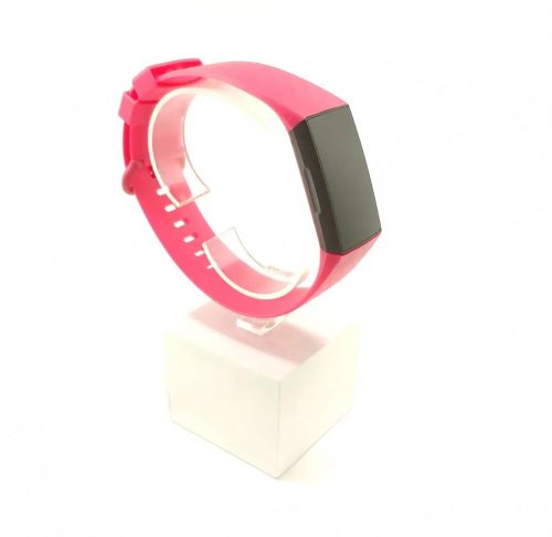 Fitbit Charge 3/4 szíjak - egyszínű, L, rózsaszín, rózsaszín, szilikon