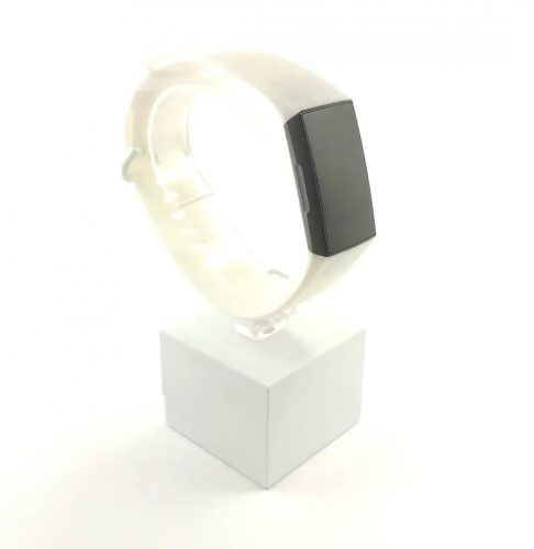 Fitbit Charge 3/4 szíjak - egyszínű, fehér, fehér, L, szilikon