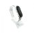 Xiaomi Mi band 3 / 4 szíjak - fekete-fehér, motívumos, szilikon, szivecskés
