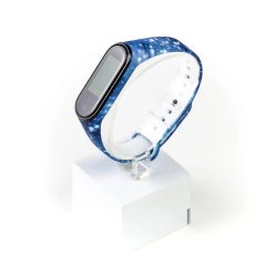   Xiaomi Mi band 3 / 4 szíjak - kék, kozmosz, nonfiguratív, szilikon