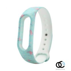   Xiaomi Mi Band 2 szíjak - flamingós, kék, kék-rózsaszín, szilikon