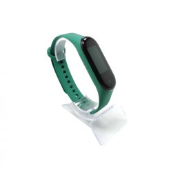   Xiaomi Mi band 3 / 4 szíjak - egyszínű, méregzöld, szilikon, zöld