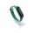 Xiaomi Mi band 3 / 4 szíjak - egyszínű, méregzöld, szilikon, zöld