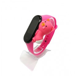   Xiaomi Mi band 3 / 4 szíjak - 3D-s, rózsaszín, rózsaszín, szilikon