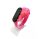 Xiaomi Mi band 3 / 4 szíjak - 3D-s, rózsaszín, rózsaszín, szilikon