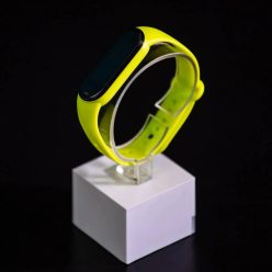   Xiaomi Mi band 5 / 6 szíjak - egyszínű, szilikon, türkiz, türkiz