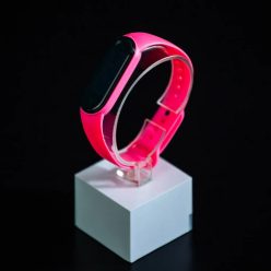   Xiaomi Mi band 5 / 6 szíjak - egyszínű, rózsaszín, rózsaszín, szilikon