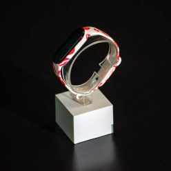   Xiaomi Mi band 5 / 6 szíjak - motívumos, piros, puszis, szilikon