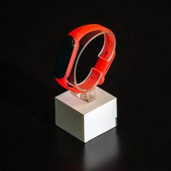   Xiaomi Mi band 5 / 6 szíjak - átlátszó, neon, piros, szilikon