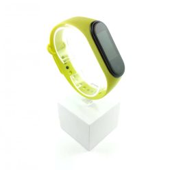   Xiaomi Mi band 3 / 4 szíjak - egyszínű, fűzöld, szilikon, zöld
